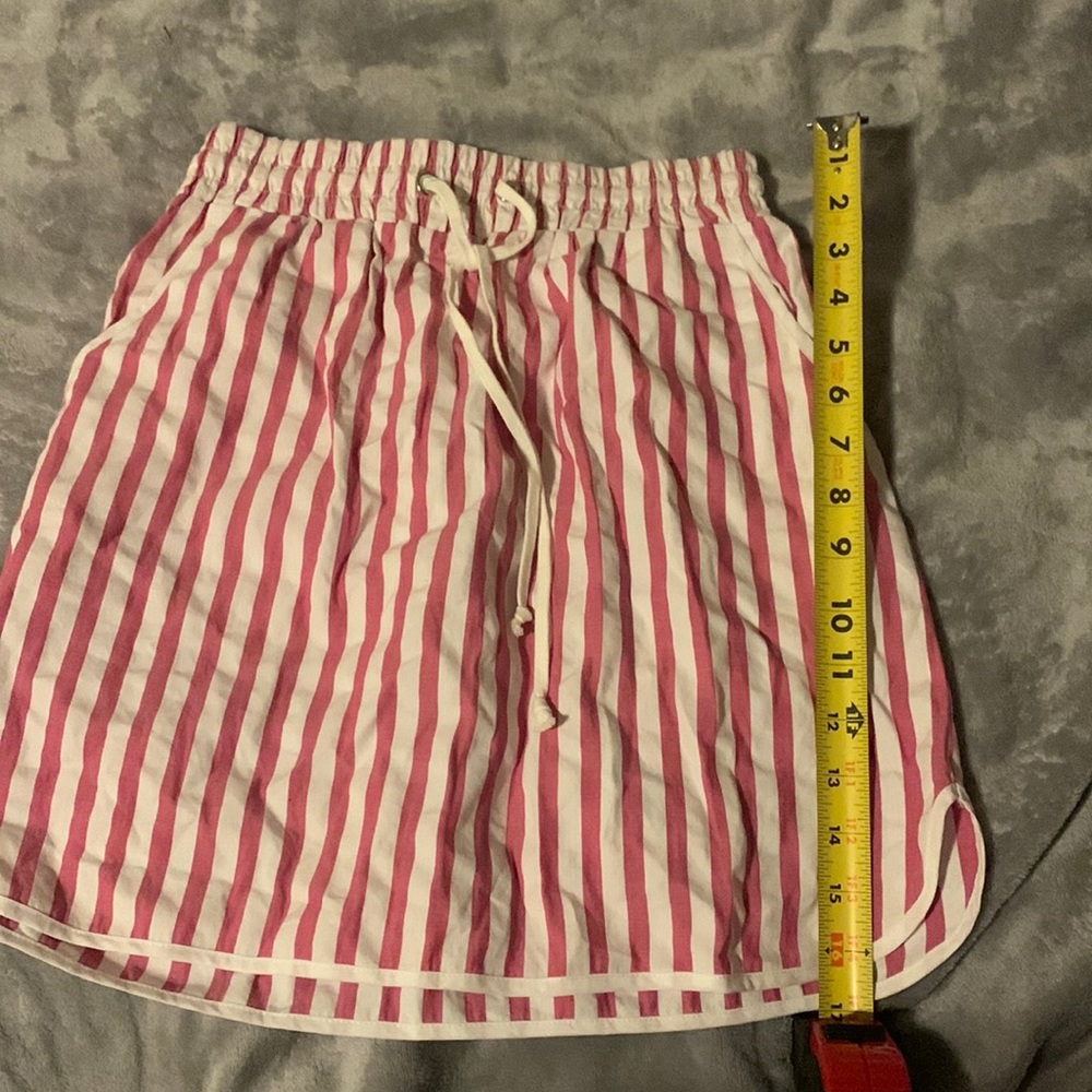 Pink and white skirt